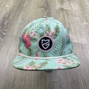 Imperial Sports Headwear Floral Rope Strapback Cap Hat Miami Vice SouthBeach